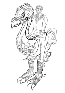 Aleister on a chokka