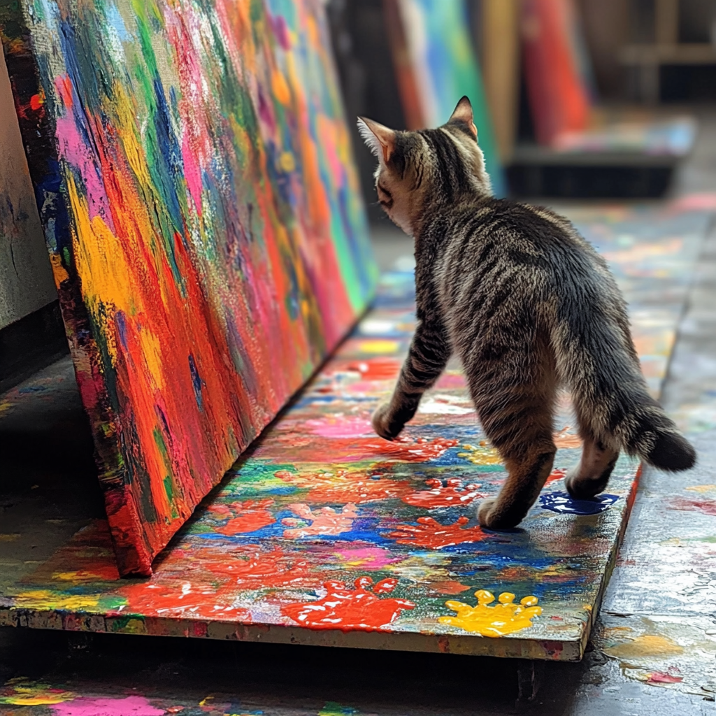 Art kitty colour
